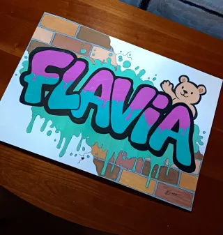 Scritte personalizzate graffiti arte