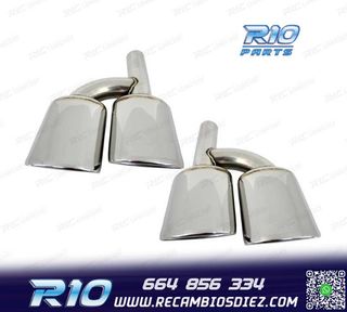 COLAS ESCAPE ESPECIFICA MERCEDES CLASE C W204 07-15 LOOK AMG