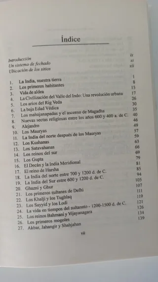 Historia de India para niños