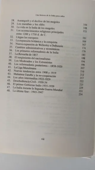 Historia de India para niños