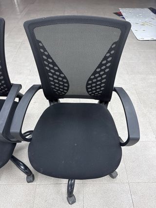 Pack 2 Sillas de Escritorio Negras