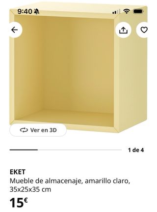 Estanterías Cubo .2 grandes.4 iguales 5€cada una