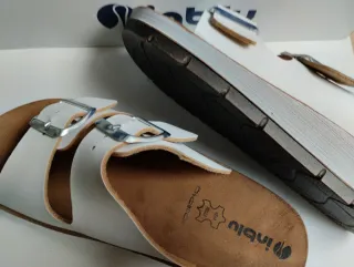 Ciabatte 35 Inblu donna bianche taglia