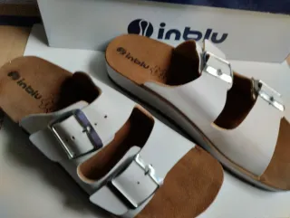 Ciabatte 35 Inblu donna bianche taglia