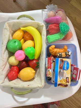 Cocina de juguete con accesorios