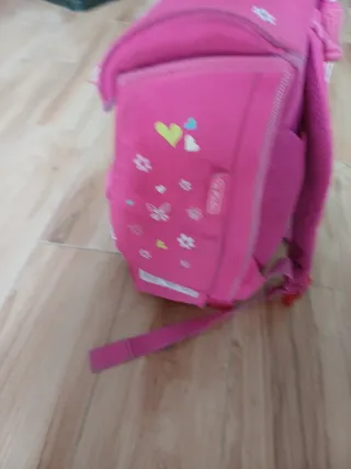 Mochila escolar Herlitz rosa con unicornio