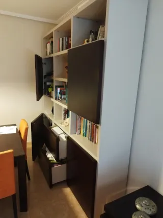 Librería modular modelo LAB color Tortora / wengue