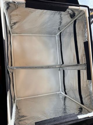 Mochila reparto comida negra