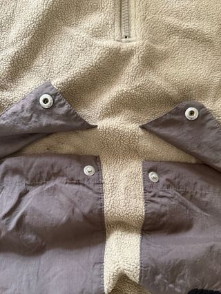 Felpa Nike Beige Marrone Mezza Zip Taglia S