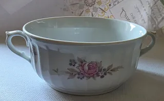 Juego Porcelana Santa Clara Flores Rosas