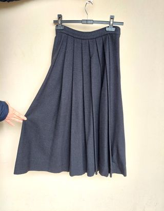 Gonna lunga in lana taglia XS o S colore nero