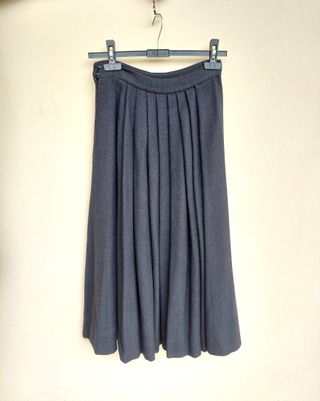 Gonna lunga in lana taglia XS o S colore nero