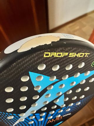Borsa per racchette da padel Drop Shot Nero/Blu