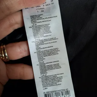 Cappotto Motivi Donna Lungo Lana  Taglia 42 check