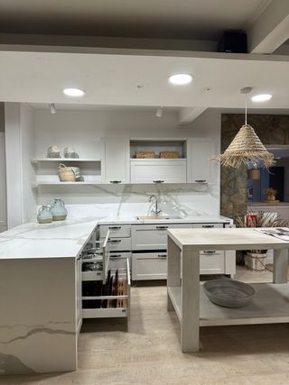 Cocina Modular Beige y Gris