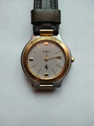Reloj Ferrari Oro y Plata