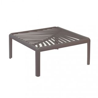 Tavolino da Esterno Taupe 70 cm in Polipropilene