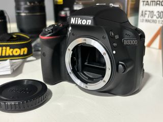 Cámara Nikon D3300 + Lentes + Accesorios