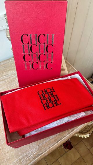 Tacones Ante Rojo Carolina Herrera