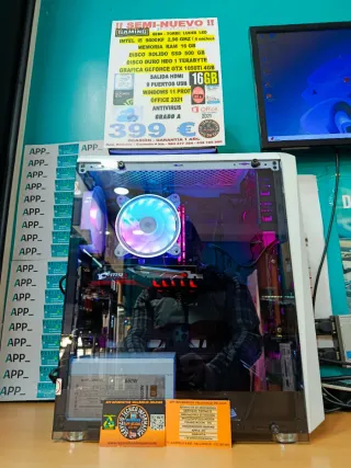 Torre Gaming i5 16Gb ram Gtx 1050Ti