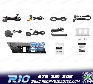 RADIO GPS ANDROID 12 AUDI A4 B8 A5 OCTA CORE 4GB RAM 64GB RO