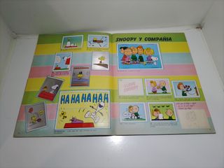 Álbum de cromos Snoopy Panini