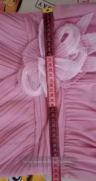 Vestido Fiesta Rosa Talla M