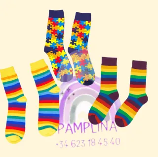 Lote Calcetines unisex talla única nuevos multicol