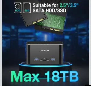 Estación de Acoplamiento FIDECO USB 3.0