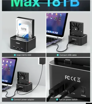 Estación de Acoplamiento FIDECO USB 3.0