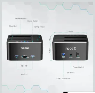 Estación de Acoplamiento FIDECO USB 3.0