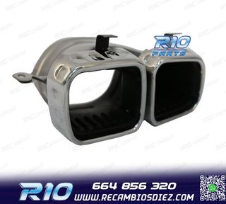 COLAS DE ESCAPE MERCEDES GLE W167 19- LOOK AMG GLE63 CROMO