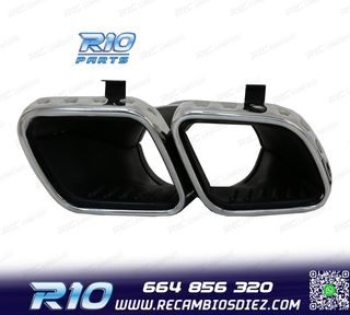 COLAS DE ESCAPE MERCEDES GLE W167 19- LOOK AMG GLE63 CROMO
