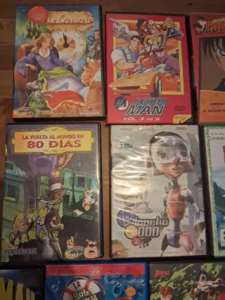 Lote 10 Películas DVD Infantiles Variadas