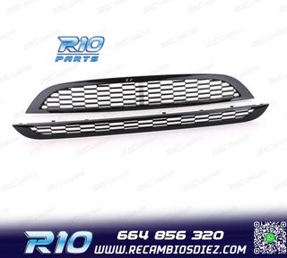 PARRILLA MINI COOPER S 01-06 NEGRO BRILLO