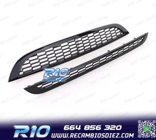 PARRILLA MINI COOPER S 01-06 NEGRO BRILLO