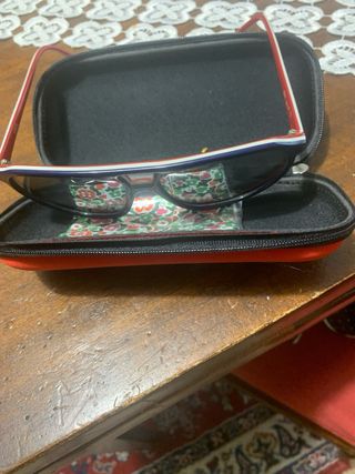 Occhiali da sole Lozza Vintage Uomo Blu/Rosso