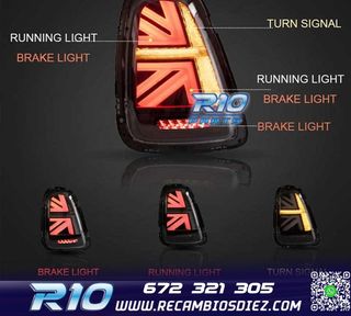 PILOTOS LED MINI COOPER R56 R57 07-13 ROJO