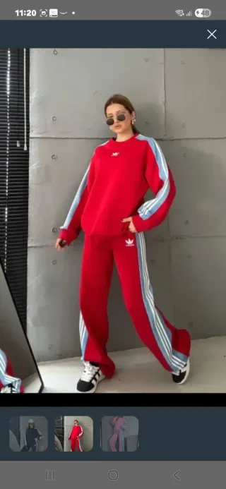 Chándal Adidas Rojo