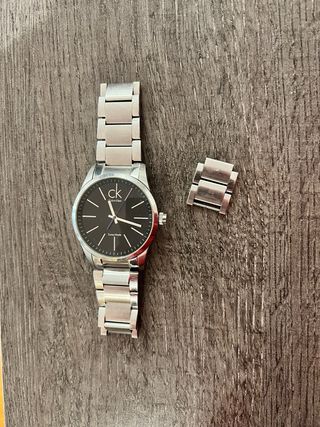 Reloj Calvin Klein Negro y Plateado