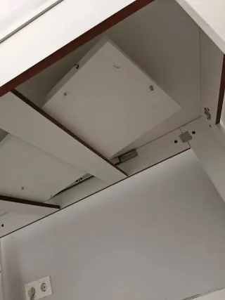 Mesa comedor extensible blanca