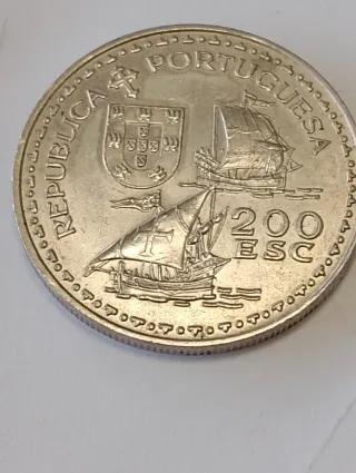 Moneda 200 Escudos Henrique O Navegador