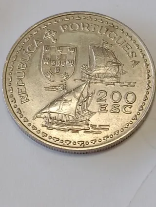 Moneda 200 Escudos Henrique O Navegador