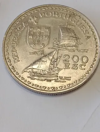 Moneda 200 Escudos Henrique O Navegador
