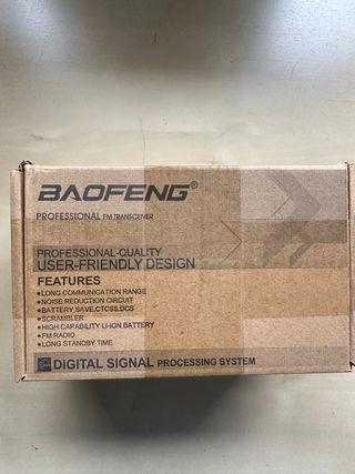 Baofeng UV-5R Walkie Talkie Negro