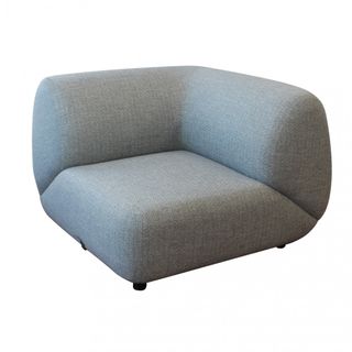 Poltrona Giardino Laterale Modulare Grigio Scuro