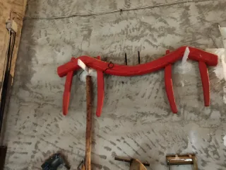 Yugo de mulas antiguo