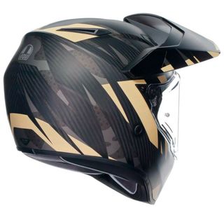CAPACETE TRAIL AGV AX9 CARBON STEPPA - PRETO / ARE