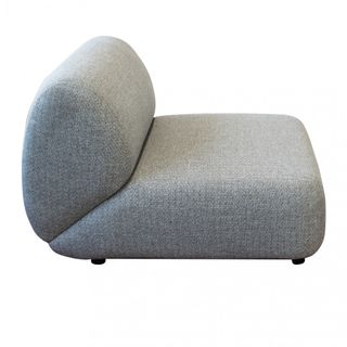 Poltrona da Giardino Moderna Modulare Grigio Scuro