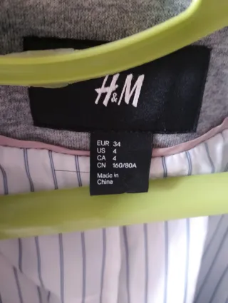 Blazer H&M gris tipo americana